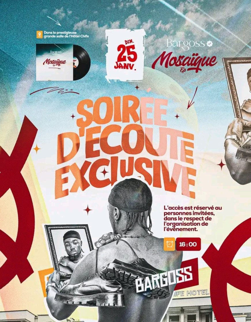 Musique : Bargoss dévoile la date de sortie de son tout premier EP "Mosaïque"