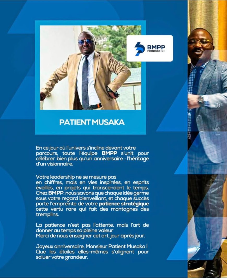 Patient Musaka : un anniversaire célébrant l’héritage d’un visionnaire inspirant