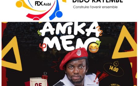 Goma : La Fondation Dido Kayembe parmi les principaux sponsors du spectacle "Commissariat Anika Meno" de Fido DRC