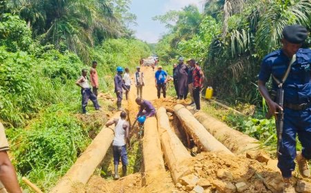 Walikale : face à la dégradation de la RN3, le chef de secteur des Wanianga descend sur le terrain pour constater l’urgence