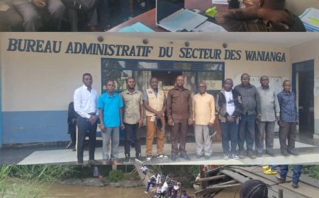 Walikale : le Secteur des Wanianga évalue la situation du pont Bimahamba et annonce un appui au projet de reconstruction annoncé par son partenaire Alliance Lowa