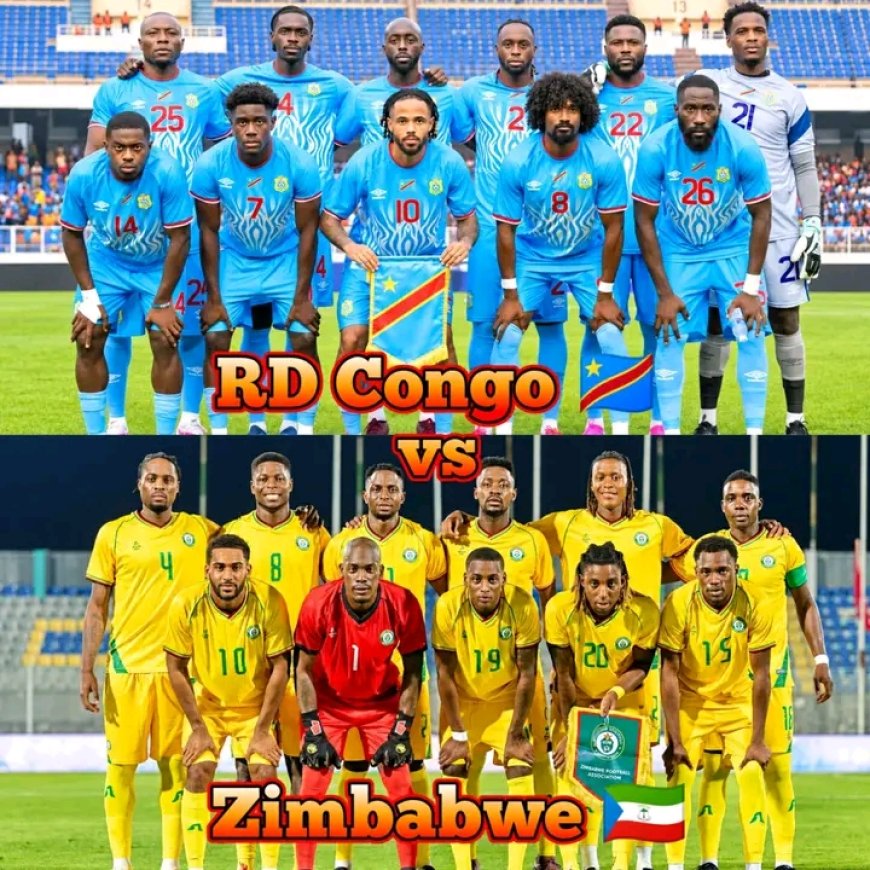 ⚽ Éliminatoires CAN 2027 : la RDC face au Zimbabwe ce lundi pour un nouveau rendez-vous décisif