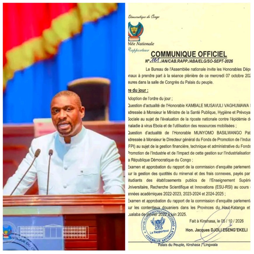 RDC : Le député Patrick Munyomo interpelle le FPI sur sa gestion et son fonctionnement